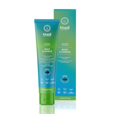 Afbeelding van khadi DEEP CLEANSE Ayurvedische Clarifying Shampoo, 150ml, Intensieve verhelderende dieptereiniging van haar &amp; hoofdhuid, 100% natuurlijk, siliconen sulfaatvrij, natuurlijke cosmetica