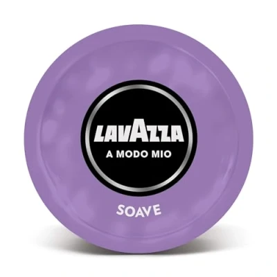 Afbeelding van Lavazza, A Modo Mio Soave 256 Koffiecapsules, voor een lichte en elegante espresso met aromatische noten van bloemen, 100% Arabica, intensiteit 5/13, medium roostering, 16 verpakkingen elk