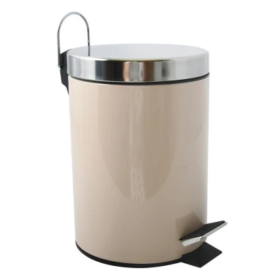 Afbeelding van MSV badkamer/toilet pedaalemmer beige 3 liter 17 x 25 cm