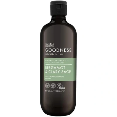 Afbeelding van Baylis&amp;Harding Goodness Men Bergamot&amp;Clary Sage showergel 500 ml