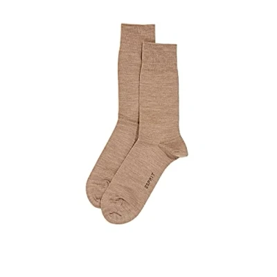 Afbeelding van Esprit Sokken Basic Wool scheerwol katoen heren zwart grijs vele andere kleuren versterkte herensokken zonder patroon ademend dik eenkleurig in multipack 2 paar