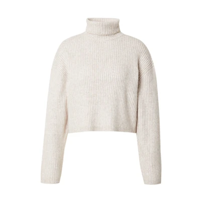 Afbeelding van ONLY Dames Onlmelanie L/S rolhals pullover KNT gebreide trui, Oatmeal/Detail: melange, XS