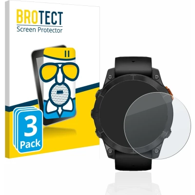 Afbeelding van BROTECT Antireflecterende Glas Screen Protector Mat voor Garmin Fenix 7 Pro Solar (47 mm) (3 Stuks) Schermbeschermer [Folie niet Gehard Glas]