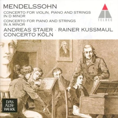Afbeelding van Mendelssohn: Concerto for Violin, Piano &amp; Strings in D minor; A minor