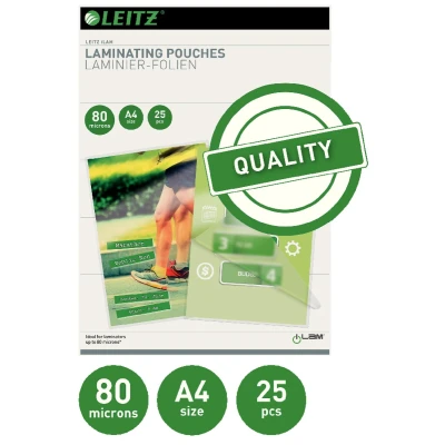 Afbeelding van Lamineerhoes Leitz iLAM A4 2x80micron EVA 25stuks