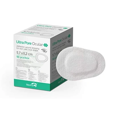 Afbeelding van Medrull Ultra Pore Oculaire Steriele Lijm Wond Dressing Pleister voor Oogverzorging 50 Stuks