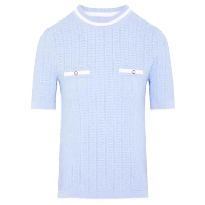 Afbeelding van Morgan Tshirt print, Dames, Maat: Medium, Ciel