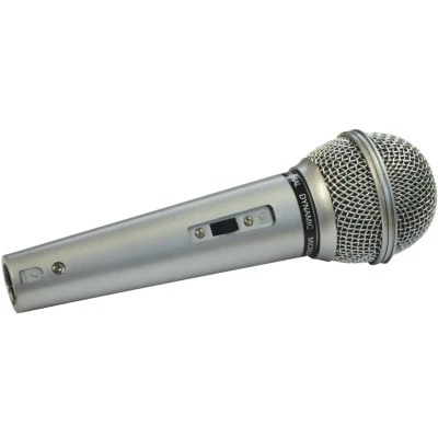 Afbeelding van Mr Entertainer bedrade karaoke microfoon XLR 6,35mm Jack / grijs 3 meter