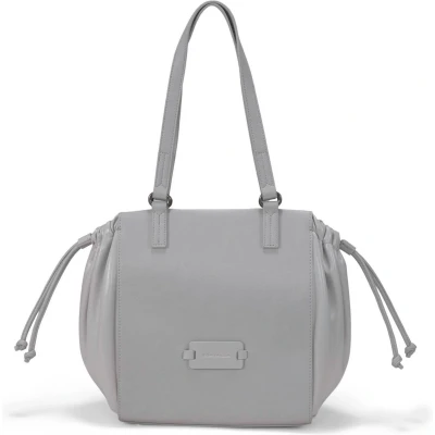 Afbeelding van TOM TAILOR Schoudertas Nathalie Zip Shopper Light Grey Grijs