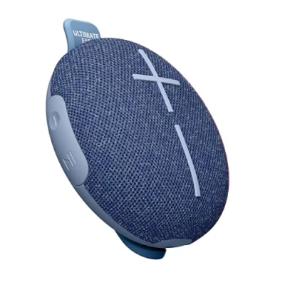 Afbeelding van ULTIMATE EARS MINIROLL Ultra Portable Waterproof Bluetooth Speaker, enorme bas, IP67 stofdicht, bereik van 40 meter Majestic Blue