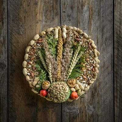 Afbeelding van Voederkrans met pindanet en decoratie diameter 28 cm Gebr. de Boon