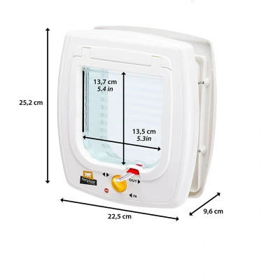 Afbeelding van Ferplast Kattenluik Swing 5 Wit