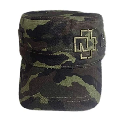 Afbeelding van Rammstein Army Cap camouflage, officiële bandmerchandise, One size