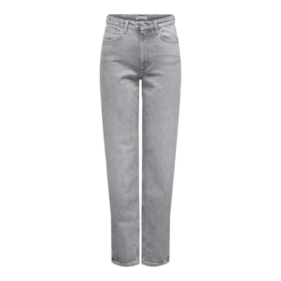 Afbeelding van ONLY ONLJUICY Damesjeans met hoge taille en taille, Medium Grey Denim, 30W / 30L