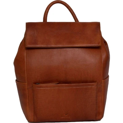 Afbeelding van MUSTANG Leren Vrije tijd Rugzak Perth Backpack Cognac Bruine