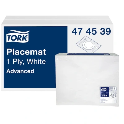 Afbeelding van Tork Placemat Wit 27x 42cm (500 Stuks)