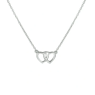Afbeelding van Zilver Gerhodineerde Collier hart 1 1324382
