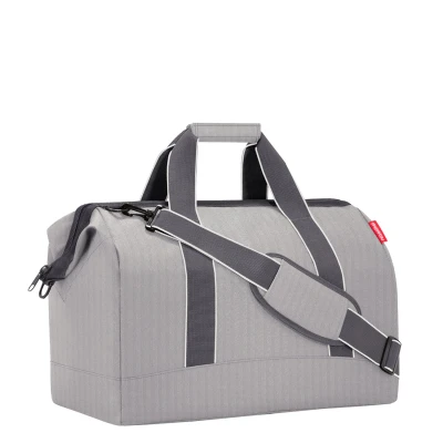 Afbeelding van Reisenthel Allrounder Weekendtas, Dames, Maat: One Size, Herringbone grey