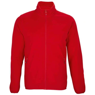 Afbeelding van SOLS Heren Factor Gerecycleerd Fleece Jas (Rood) Maat L