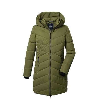 Afbeelding van G.I.G.A. DX dames Gewatteerde parka/functionele parka met capuchon GW 17 WMN QLTD PRK, olivgrün, 42, 41855 000