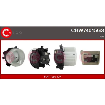 Afbeelding van CASCO CBW74015GS Interieurventilator voor voertuigen met stuur links FIAT: Bravo II Hatchback (198) 1.9 D Multijet, 1.4 LPG, 2.0