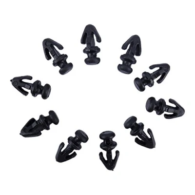 Afbeelding van Autoclips 1042065 Plastic sluiting 10st Autodeur Pakking Dorpel Afdichting Trim Klinknagel Retainer Clips Kit voor MK2 MK3 MK4 Modellen