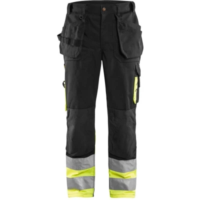 Afbeelding van Blaklader Werkbroek High Vis 1529 1860 Zwart/High Geel D100
