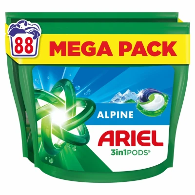 Afbeelding van Ariel 3in1 Wasmiddel Pods Alpine 88 stuks