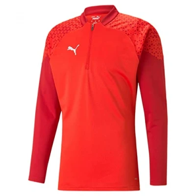 Afbeelding van Puma Fussball Teamsport Teamcup Halfzip SW Longsleeve, Heren, Maat: XL, Rot