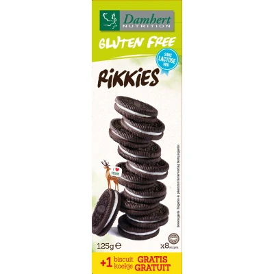 Afbeelding van 8x Damhert Koek Rikkies Glutenvrij Lactosevrij 125 gr