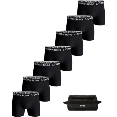 Afbeelding van Cotton Stretch Boxer 7 Pack + Wash Bag