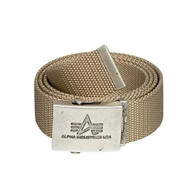 Afbeelding van Alpha Industries Heavy DUTY BELT Riem, Maat: One Size, Khaki