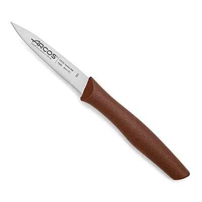 Afbeelding van Arcos Serie Nova schilmes lemmet nitrum roestvrij staal 85 mm handvat polypropyleen kleur bruin