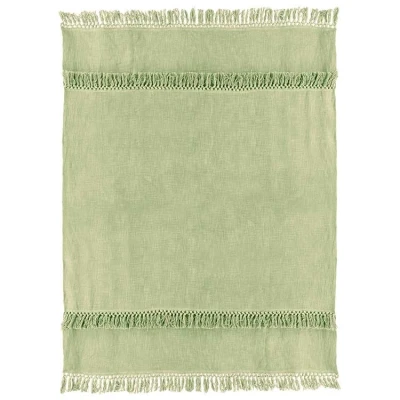 Afbeelding van Unique Living Plaid Saba 130x180cm Nile Green