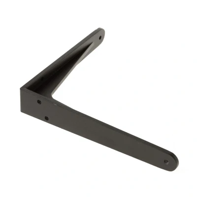 Afbeelding van Plankdrager Aluminium 190 x 165 mm zwart