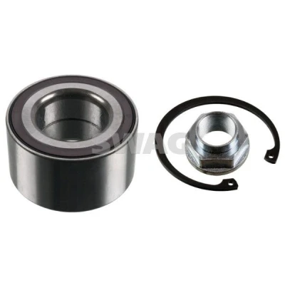 Afbeelding van SWAG 33 10 4420 Wiellagerset Met ingebouwde magnetische sensorring, ABS sensorring 73 Haakse kogellager