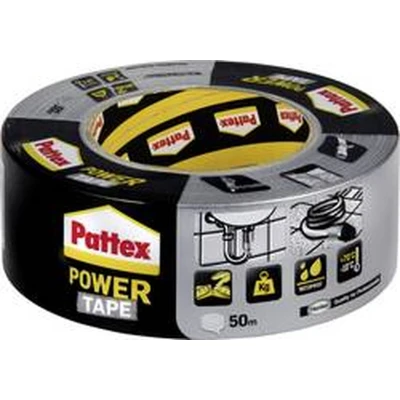 Afbeelding van Pattex PT5SW Textieltape Power Tape Zilver (l x b) 50 m mm 1 stuk(s)