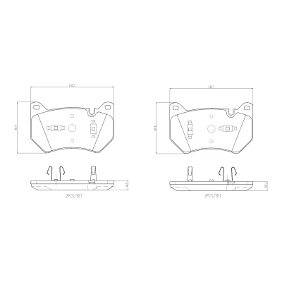 Afbeelding van Brembo Remblokset P 85 181
