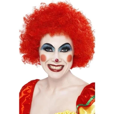 Afbeelding van Smiffys Crazy Clown Pruik Rood