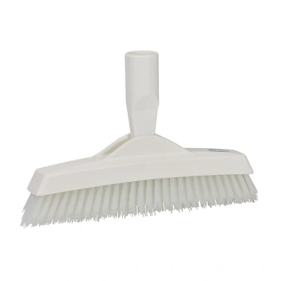 Afbeelding van Vikan Voegenborstel Kop Extra Hard met Flexibele Nek 22cm Wit