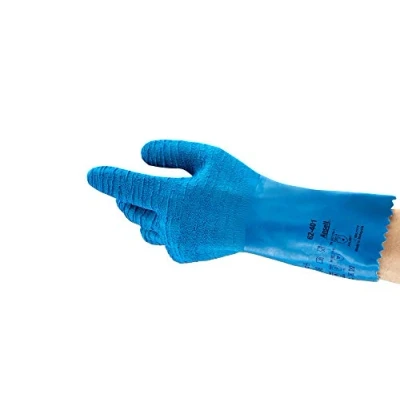 Afbeelding van Handschoen Versatouch 62 401 Blauw Maat 10 Latex per 48