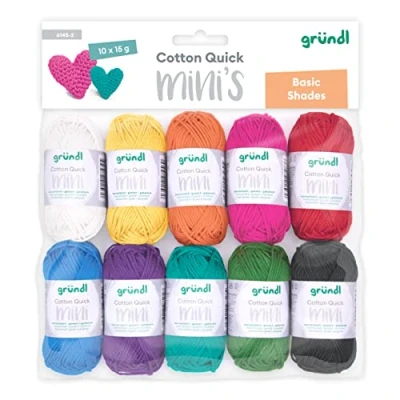 Afbeelding van 6145 2 Cotton Quick Mini Basic Shades 10x15gram