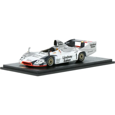 Afbeelding van Porsche 936/80 Spark Modelauto 1:43 1982 Giorgio Francia / Bob Wollek Lindsay Sakers Joest