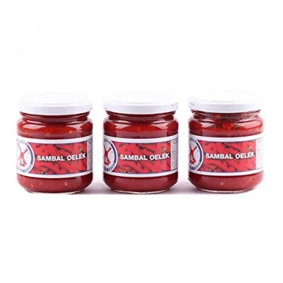 Afbeelding van 3 x 200 g Sambal Oelek Windmill Chilli Chili Paste scherpe Pamai Pai®