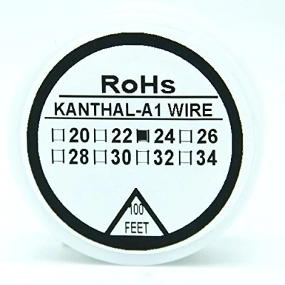 Afbeelding van Kanthal A1 type weerstand draad 30m spoel 22 32G AWG 24G
