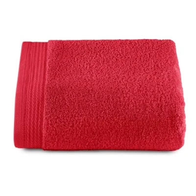 Afbeelding van Top Towel 1 douchehanddoek, grote badhanddoek, 100% gekamd katoen, 600 g/m², 100 x 150 cm, rood