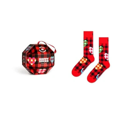 Afbeelding van Happy Socks Bauble SOCK GIFT BOX Unisex Sokken, Maat: 41 46, Red