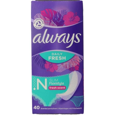 Afbeelding van Always Inlegkruisjes Fresh Flexistyle 40 stuks