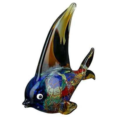Afbeelding van Casablanca by Gilde Dierfiguur Glas vis in kleur gekleurd (1 stuk)