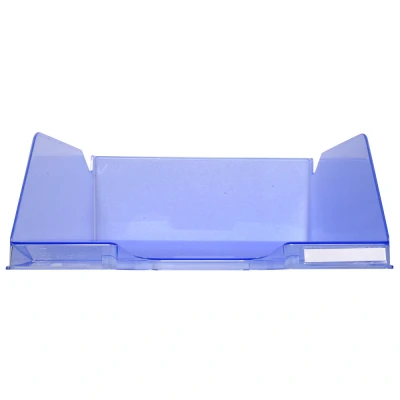Afbeelding van Exacompta ref. 11510D 1 Brievenbak COMBO MAXI Afmetingen: 34,7x25,5x10,3 cm voor A+ documenten doorzichtige ijsblauwe kleur capaciteit 750 vellen